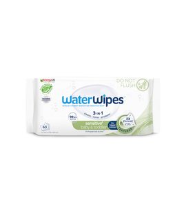 WATERWIPES UBROUSKY VLHČENÉ BABY&TODDLER 3IN1 60 KS - VLHČENÉ UBROUSKY - PŘEBALOVÁNÍ