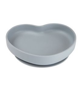 CANPOL BABIES SILIKONOVÝ TALÍŘ S PŘÍSAVKOU SRDCE MODRÝ - MISKY, TALÍŘKY A PODLOŽKY - KRMENÍ