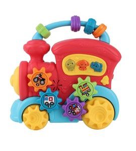 BO JUNGLE HUDEBNÍ LOKOMOTIVA 12M+ - HRAČKY SE ZVUKY - PRO DĚTI