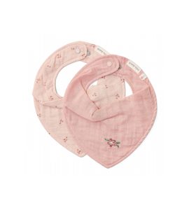 LITTLE DUTCH BRYNDÁČEK BANDANA 2 KS PURE BLOSSOM - BRYNDÁKY - KRMENÍ