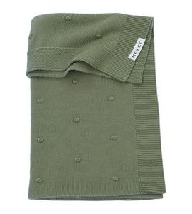 MEYCO DEKA MINI KNOTS - FOREST GREEN - DĚTSKÉ DEKY PRO MIMINKA - SPINKÁNÍ