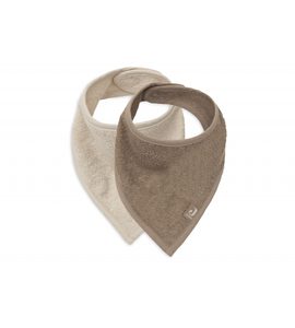 JOLLEIN BRYNDÁČEK BANDANA 2KS SAND / MILKY COFFEE - BRYNDÁKY - KRMENÍ