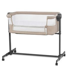 KINDERKRAFT POSTÝLKA DĚTSKÁ POLOHOVATELNÁ NESTEE UP2 BEIGE - K RODIČOVSKÉ POSTELI - SPINKÁNÍ