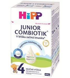 HIPP BATOLECÍ MLÉKO HIPP 4 JUNIOR COMBIOTIK 600G - KOJENECKÁ MLÉKA - KRMENÍ