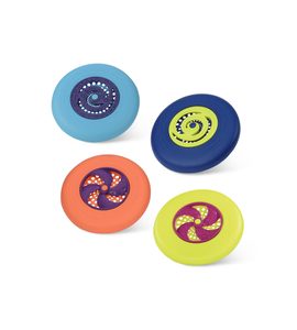 B-TOYS LÉTAJÍCÍ TALÍŘ FRISBEE DISC-OH! 4 KS - ZAHRADNÍ HRY - PRO DĚTI