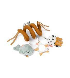 DONE BY DEER AKTIVNÍ HRACÍ SPIRÁLA FRIENDS - SPIRÁLY NA POSTÝLKU / AUTOSEDAČKU - PRO DĚTI