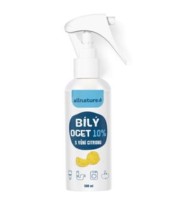 ALLNATURE BÍLÝ OCET SPREJ 10 % S VŮNÍ CITRÓNU 500 ML - POTRAVINOVÉ DOPLŇKY - PRO MAMINKY