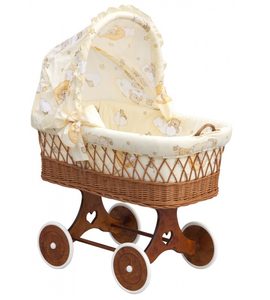 SCARLETT BOUDIČKA K PROUTĚNÉMU KOŠI MRÁČEK- BÉŽOVÁ - KOŠÍKY A KOLÉBKY - SPINKÁNÍ