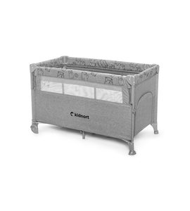 KIDNORT CESTOVNÍ POSTÝLKA KIDNORT LIVSMILJÖ SVĚTLE ŠEDÁ - CESTOVNÍ POSTÝLKY - SPINKÁNÍ