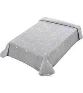 SCARLETT ŠPANĚLSKÁ DEKA I52 ŠEDÁ 80X110CM - DĚTSKÉ DEKY PRO MIMINKA - SPINKÁNÍ