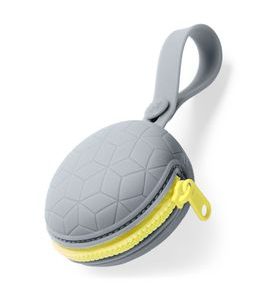 SKIP HOP POUZDRO NA DUDLÍK SILIKONOVÉ GRAB&GO ŠEDÉ - ŠIDÍTKA A DOPLŇKY - KRMENÍ