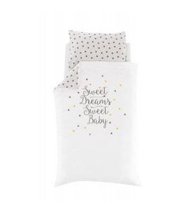 TRÄUMELAND POVLEČENÍ 100/135 + 40/60 STERNENTRAUM GELB - POVLEČENÍ DO POSTÝLKY - SPINKÁNÍ