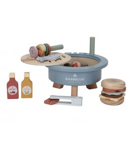 LITTLE DUTCH BARBECUE SADA DŘEVĚNÁ - DŘEVĚNÉ HRAČKY - PRO DĚTI