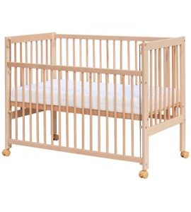 SCARLETT DĚTSKÁ POSTÝLKA SCARLETT PERTA - ECO PŘÍRODNÍ (BUK) - STAHOVACÍ BOČNICE - 120 X 60 CM - DŘEVĚNÉ POSTÝLKY - SPINKÁNÍ