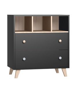 FAKTUM COLETTE ANTRACIT KOMODA - PŘEBALOVACÍ KOMODY - PŘEBALOVÁNÍ