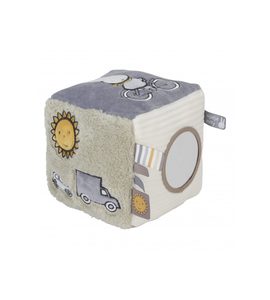 LITTLE DUTCH KOSTKA TEXTILNÍ KRÁLÍČEK MIFFY FLUFFY GREEN - SENZORICKÉ HRAČKY - PRO DĚTI