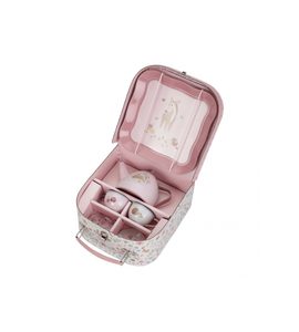 LITTLE DUTCH ČAJOVÝ SET V KUFŘÍKU FAIRY GARDEN - KUCHYŇKY A VAŘENÍ - PRO DĚTI
