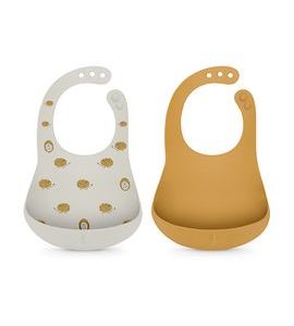 SUAVINEX BRYNDÁK SILIKONOVÝ COLOUR ESSENCE OKROVÝ 2KS - BRYNDÁKY - KRMENÍ