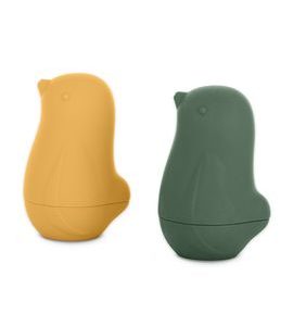 PETITE&MARS HRAČKY SILIKONOVÉ DO KOUPELE LOVE BIRDS 6M+ - HRAČKY DO VANY - PRO DĚTI