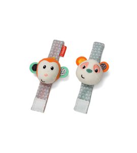 INFANTINO CHRASTÍTKA NA RUKU OPIČKA & PANDA - CHRASTÍTKA - PRO DĚTI