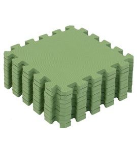 RIALTO BABY HRACÍ PODLOŽKA PUZZLE GREEN 90X90 CM - HRACÍ PODLOŽKY NA ZEM - SPINKÁNÍ