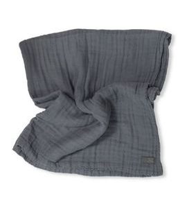 VINTER & BLOOM DEKA LAYERED MUSLIN ORGANIC STEEL GREY - DĚTSKÉ DEKY PRO MIMINKA - SPINKÁNÍ