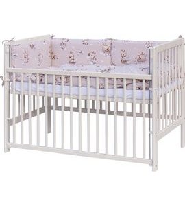 SCARLETT DĚTSKÁ POSTÝLKA S KOMPLETNÍ VÝBAVOU SCARLETT 120X60CM FIKI BÉŽOVÁ - DŘEVĚNÉ POSTÝLKY - SPINKÁNÍ