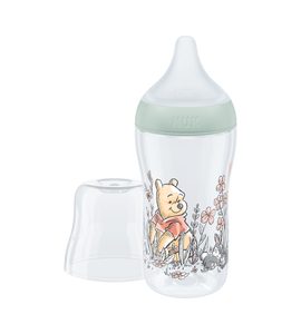 NUK PERFECT MATCH LÁHEV S KONTROLOU TEPLOTY DISNEY MEDVÍDEK PÚ 260 ML - KOJENECKÉ LAHVE - KRMENÍ