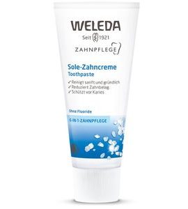 WELEDA SOLE NEPĚNIVÁ ZUBNÍ PASTA S MOŘSKOU SOLÍ, 75 ML - ZUBNÍ KARTÁČKY A PASTY - KOUPÁNÍ A ZDRAVÍ