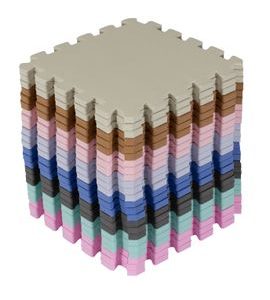 RIALTO BABY HRACÍ PODLOŽKA PUZZLE SET24 RAINBOW 180X120CM - HRACÍ PODLOŽKY NA ZEM - SPINKÁNÍ