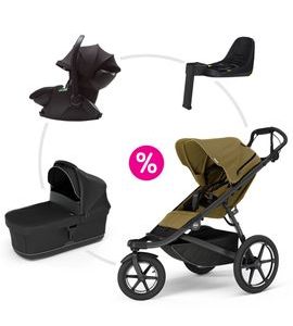 THULE URBAN GLIDE 3 + KORBA + AUTOSEDAČKA MAPLE + ZÁKLADNA ALFI - TROJKOMBINACE - KOČÁRKY A PŘÍSLUŠENSTVÍ