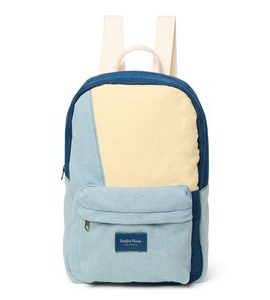 STUDIO NOOS PATCHWORK MIDI BACKPACK BATŮŽEK DENIM - ORGANIZÉRY A KOŠÍKY - KOČÁRKY A PŘÍSLUŠENSTVÍ