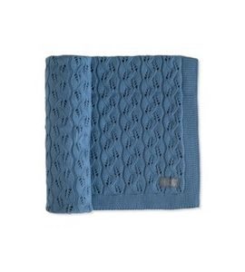 VINTER & BLOOM DEKA MOMENT ORGANIC DENIM BLUE - DĚTSKÉ DEKY PRO MIMINKA - SPINKÁNÍ