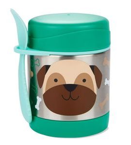 SKIP HOP ZOO TERMOSKA NA JÍDLO SE LŽIČKO/VIDLIČKOU 325 ML, 3R+ - TERMOOBALY A TERMOSKY - KRMENÍ