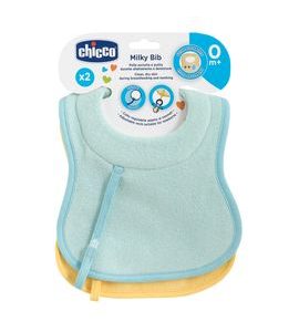 CHICCO BRYNDÁK BAVLNĚNÝ KOJENECKÝ 2KS CHLAPEC - BRYNDÁKY - KRMENÍ