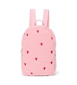 STUDIO NOOS TEDDY MINI BACKPACK - BATŮŽEK | LIGHT PINK HEARTS - BATOHY A TAŠKY - PRO DĚTI