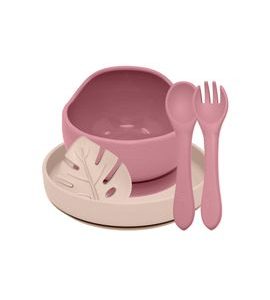 PETITE&MARS SET JÍDELNÍ SILIKONOVÝ TAKE&MATCH 4KS 6M+ - VÝHODNÉ SADY - KRMENÍ