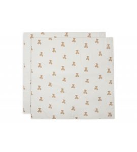 JOLLEIN PLENY ZAVINOVACÍ 2KS 115X115 CM TEDDY BEAR - ZAVINOVACÍ PLENY / OSUŠKY VELKÉ - PŘEBALOVÁNÍ