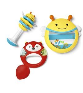 SKIP HOP HUDEBNÍ SET EXPLORE&MORE 3KS, 6M+ - HUDEBNÍ NÁSTROJE - PRO DĚTI