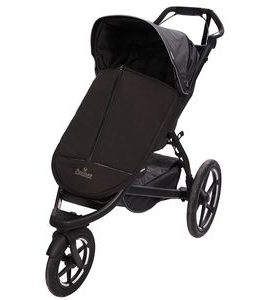 EMITEX JARNÍ NÁNOŽNÍK SOFT BLACK MOVE - FUSAKY DO KOČÁRKU - KOČÁRKY A PŘÍSLUŠENSTVÍ