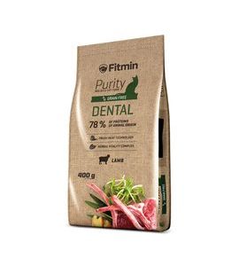 FITMIN PURITY DENTAL KRMIVO PRO KOČKY HMOTNOST: 0.4 KG - GRANULE PRO KOČKY - CHOVATELSKÉ POTŘEBY MALVÍKZOO