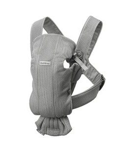 BABYBJÖRN NOSÍTKO MINI GREY 3D MESH - KLOKANKY A ŠÁTKY - NOŠENÍ & SPORT