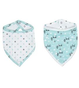 LUMA BANDANA SLINTÁČEK RACOON MINT 2KS - BRYNDÁKY - KRMENÍ