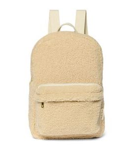 STUDIO NOOS TEDDY MIDI BATŮŽEK S PŘEDNÍ KAPSOU ECRU - BATOHY A TAŠKY - PRO DĚTI