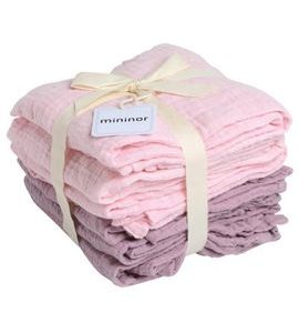MININOR MUŠELÍNOVÉ ORGANICKÉ PLENKY ROSE/HEATH FLOWER 6 KS - LÁTKOVÉ PLENY ALL IN ONE - PŘEBALOVÁNÍ