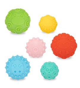 CANPOL BABIES MĚKKÉ SENZORICKÉ MÍČKY 6KS - SENZORICKÉ HRAČKY - PRO DĚTI