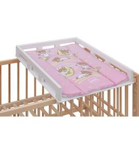 SCARLETT PŘEBALOVACÍ PULT OGY NA POSTÝLKU BÍLÝ S PŘEBALOVACÍ PODLOŽKOU GALAXY RŮŽOVÁ - PŘEBALOVACÍ PULTY - PŘEBALOVÁNÍ