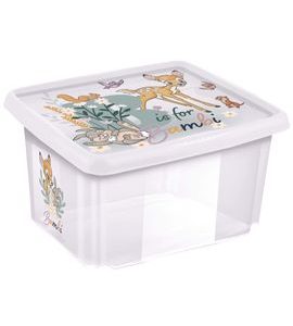 KEEEPER ÚLOŽNÝ BOX S VÍKEM 24L "BAMBI" - BOXY NA HRAČKY - SPINKÁNÍ