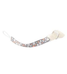 BABYONO KLIP NA DUDLÍK ŠEDO/ORANŽOVÝ 0M+ - ŠIDÍTKA A DOPLŇKY - KRMENÍ