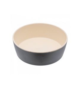 BAMBUSOVÁ MISKA BECO BOWL, ŠEDÁ S (15 CM/0,8 L) - KERAMICKÉ MISKY PRO PSY - CHOVATELSKÉ POTŘEBY MALVÍKZOO